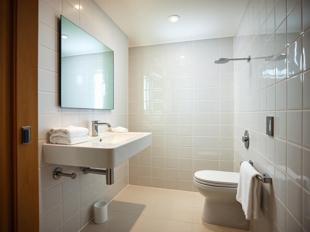 Pristine bathroom