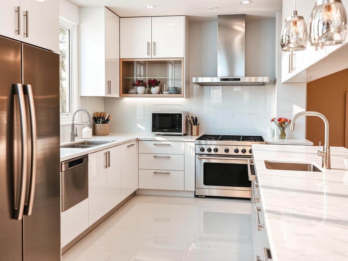 Sparkling clean kitchen